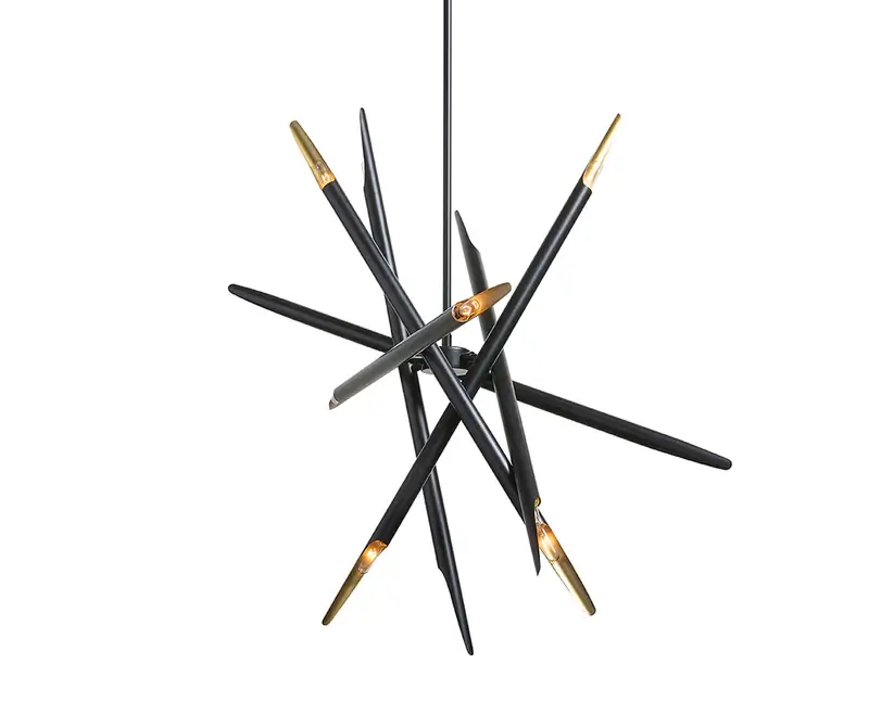 Sunpan Serwin Chandelier Black 107931 toronto