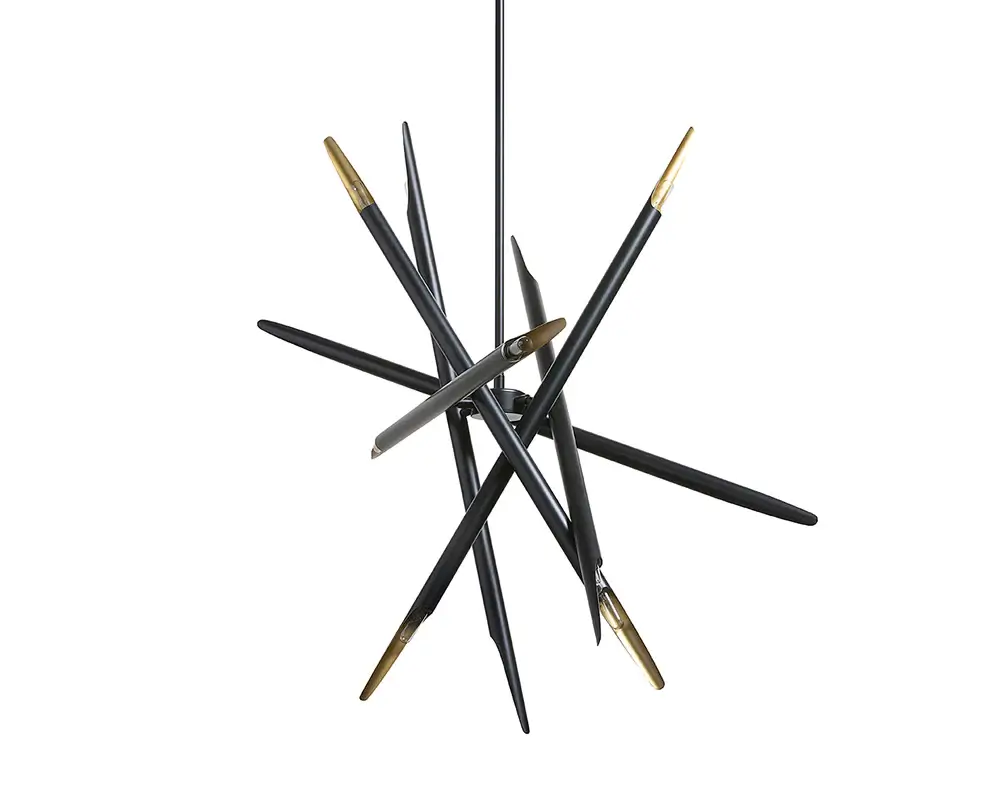 Sunpan Serwin Chandelier Black 107931 toronto
