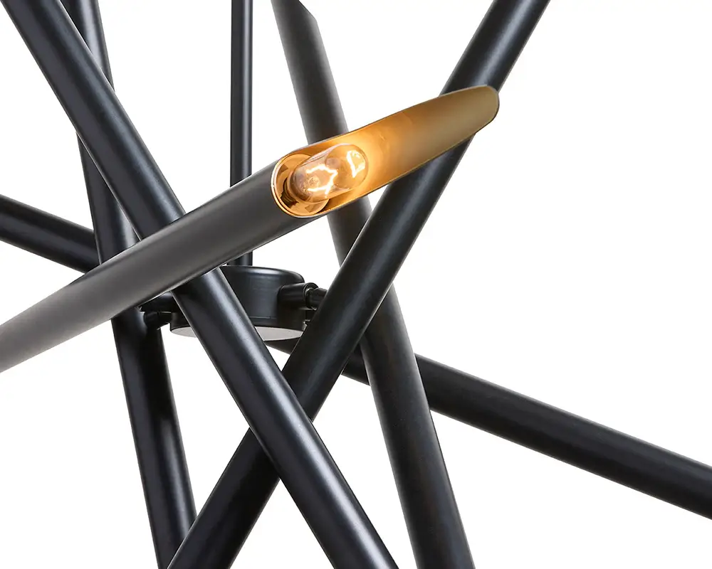 Sunpan Serwin Chandelier Black 107931 toronto