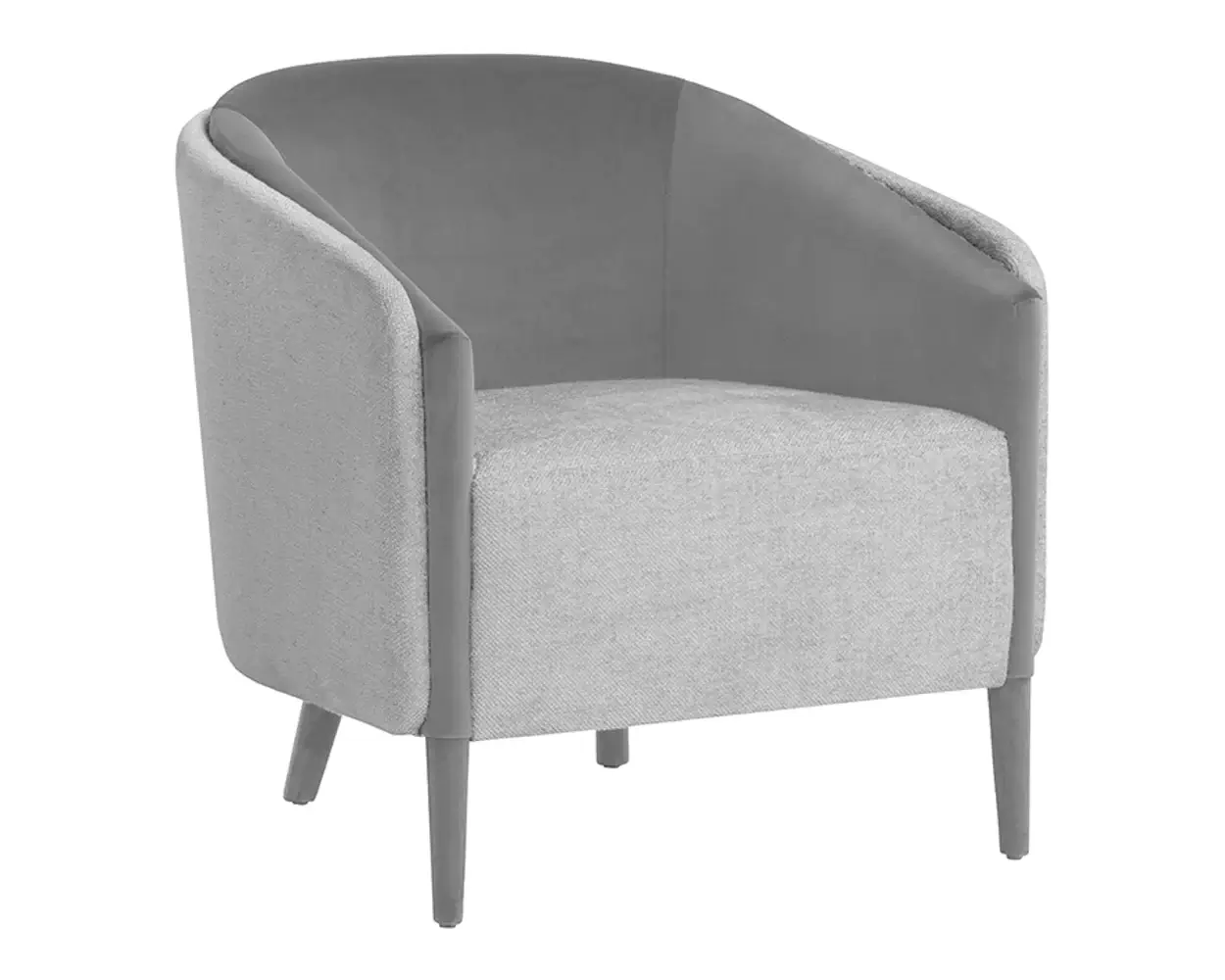 Sunpan Sheva Lounge Chair Winter Cloud 108052 mississauga