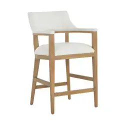 Sunpan Brylea Counter Stool - Natural Heather Ivory Tweed 108203 erin mills