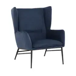Sunpan Kasen Lounge Chair Belfast Navy 111902 leaside