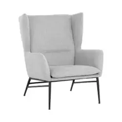 Sunpan Kasen Lounge Chair Belfast Heather Grey 108213 thunder bay