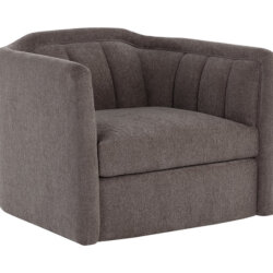 Sunpan Birrit Swivel Armchair Alaska Hedgehog Brown 108459 halifax