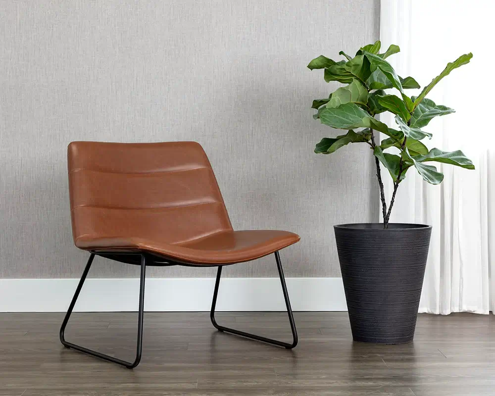Sunpan Farren Lounge Chair Hazelnut 108906 caledon