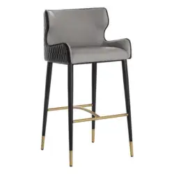 Sunpan Gianni Barstool Dillon Black 109036 kleinburg