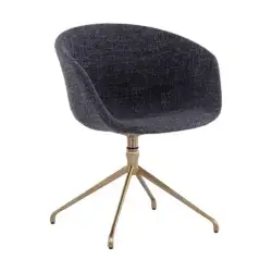 Sunpan Dina Swivel Dining Armchair Chacha Navy 109165 montreal