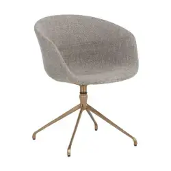 Sunpan Dina Swivel Dining Armchair Chacha Limestone 109166 laval