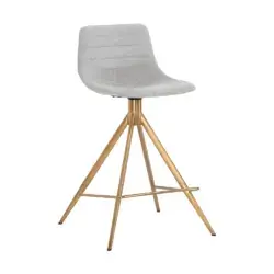 Sunpan Andres Swivel Counter Stool Heather Grey 109536 vaughan