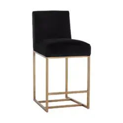 Sunpan Joyce Counter Stool Cube Black 110389 collingwood