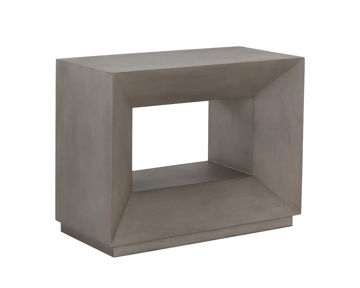 Sunpan Thales Nightstand Grey 110932 milton