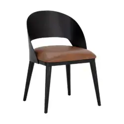 Sunpan Dezirae Dining Chair - Black 111040 perth