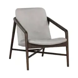 Sunpan Cinelli Lounge Chair Saloon Light Grey 110539 brampton