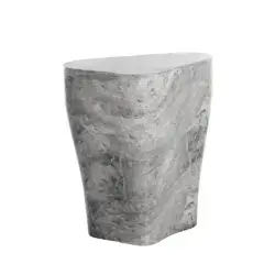 Sunpan Dali End Table - Marble Look - Small Grey 108567 collingwood