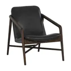 Sunpan Cinelli Lounge Chair Brentwood Charcoal 110538 edmonton