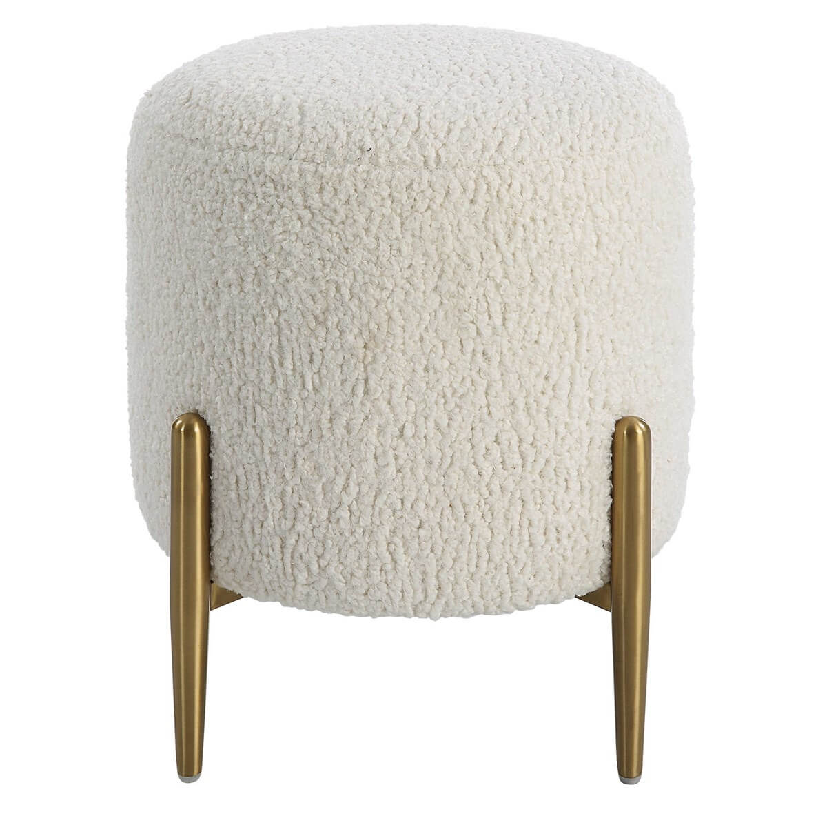 UTTERMOST ARLES OTTOMAN BRASS 23821 huntsville