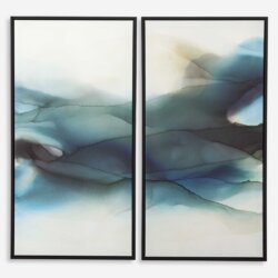 UTTERMOST SEPTEMBER DESERT FRAMED CANVASES S/2 32305 kitchener