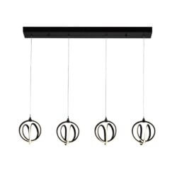 ARTCRAFT ROSE 4 LIGHT ISLAND LED AC6734BK ottawa