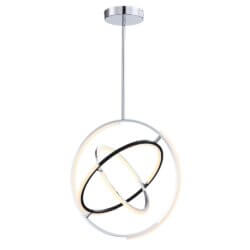 ARTCRAFT TRILOGY COLLECT LED PENDANT 24"D AC6741PN mississauga