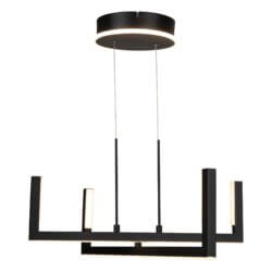 ARTCRAFT SILICON VALLEY 4 LIGHT CHANDELIER AC6774BK port elgin