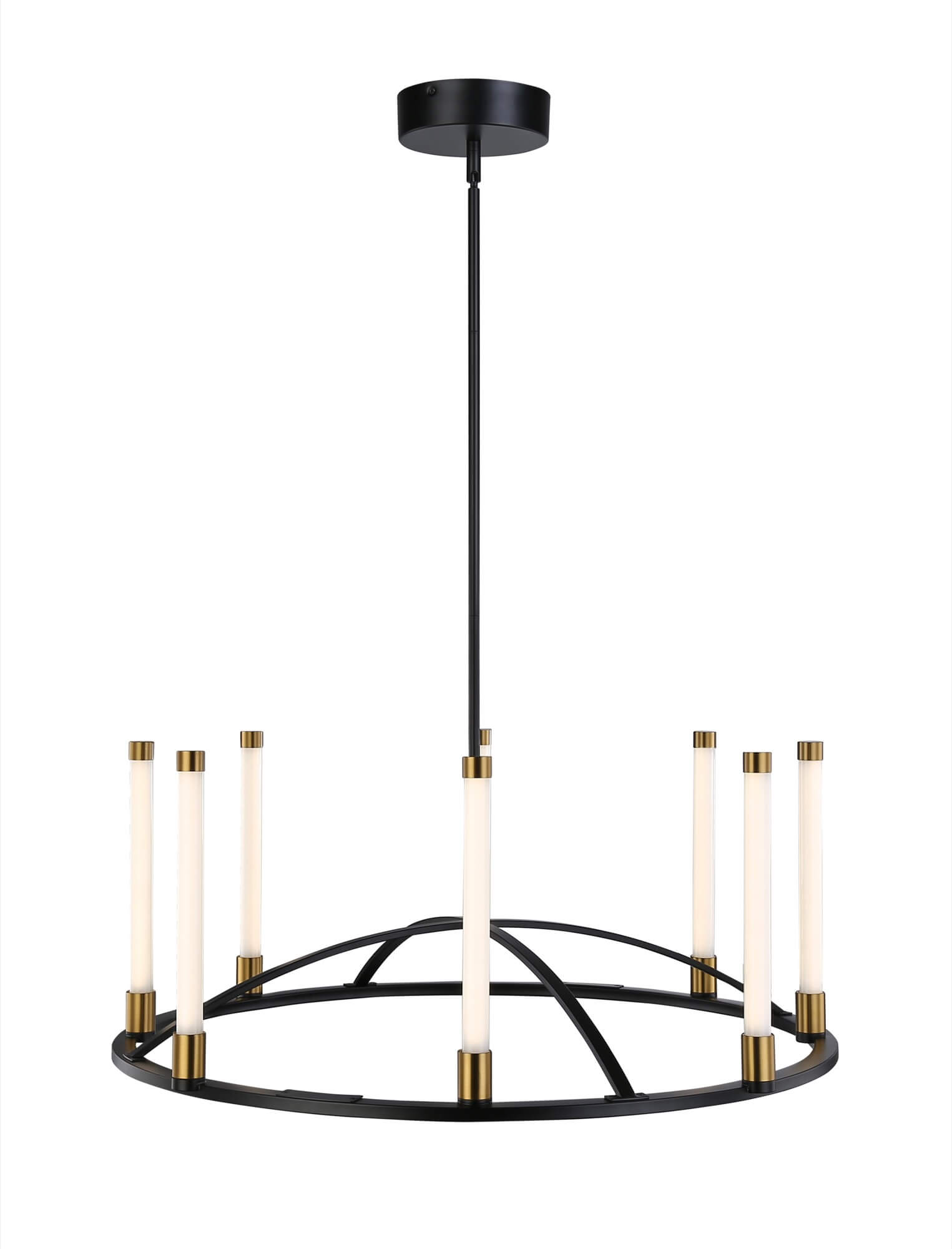 ARTCRAFT INFINITI 8 LIGHT CHANDELIER SC13088BB godridge