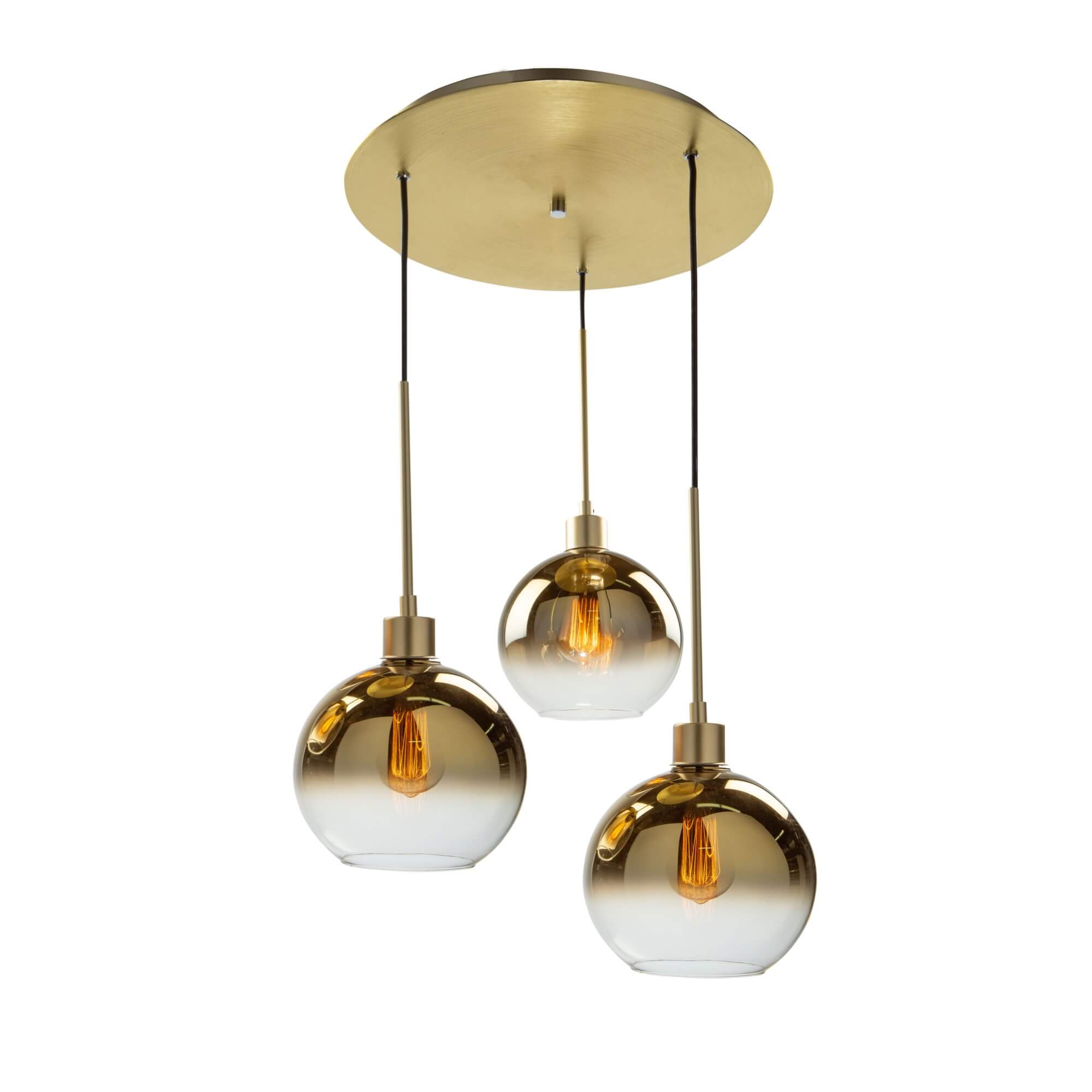 ARTCRAFT MORNING MIST 3 LIGHT PENDANT SC13283GD markham