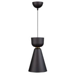 ARTCRAFT TEMPO 1 LIGHT CONE PENDANT SC13290BK quebec city