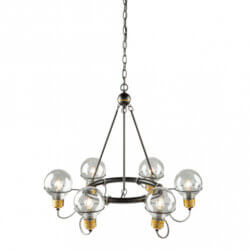 ARTCRAFT MARTINA 6 LIGHT CHANDELIER AC11727BK edmonton