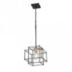 ARTCRAFT ARTISAN 1 LIGHT PENDANT AC11731BK kitchener