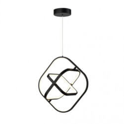 ARTCRAFT SIENNA COLLECTION LED PENDANT AC6690BK stoney creek