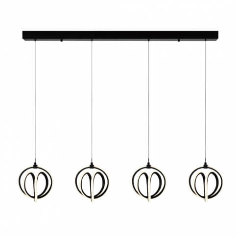 ARTCRAFT ROSE 4 LIGHT ISLAND LED AC6734BK ottawa
