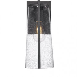 ARTCRAFT PORTOFINO OUTDOOR SCONCE 14"H AC8821BK caledon