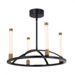 ARTCRAFT INFINITI 4 LIGHT CHANDELIER SC13084BB perth