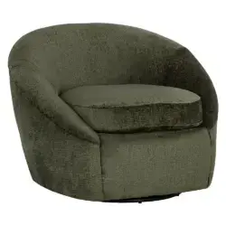 Sunpan Bliss Swivel Lounge Chair Bergen Olive 111410 vaughan