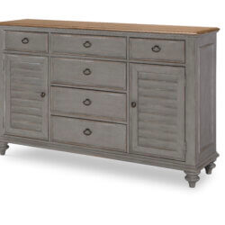 LEGACY CLASSIC KINGSTON GRAY LOUVERED DRESSER 2311-1200 ottawa