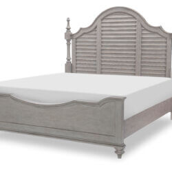 LEGACY CLASSIC KINGSTON GRAY LOUVERED POSTER BED QUEEN 2311-4105K montreal