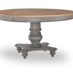 LEGACY CLASSIC KINGSTON GRAY ROUND PEDESTAL TABLE 2311-521K perth