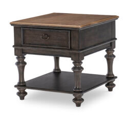 LEGACY CLASSIC KINGSTON DARK SABLE SQUARE END TABLE 2312-107 woodbridge