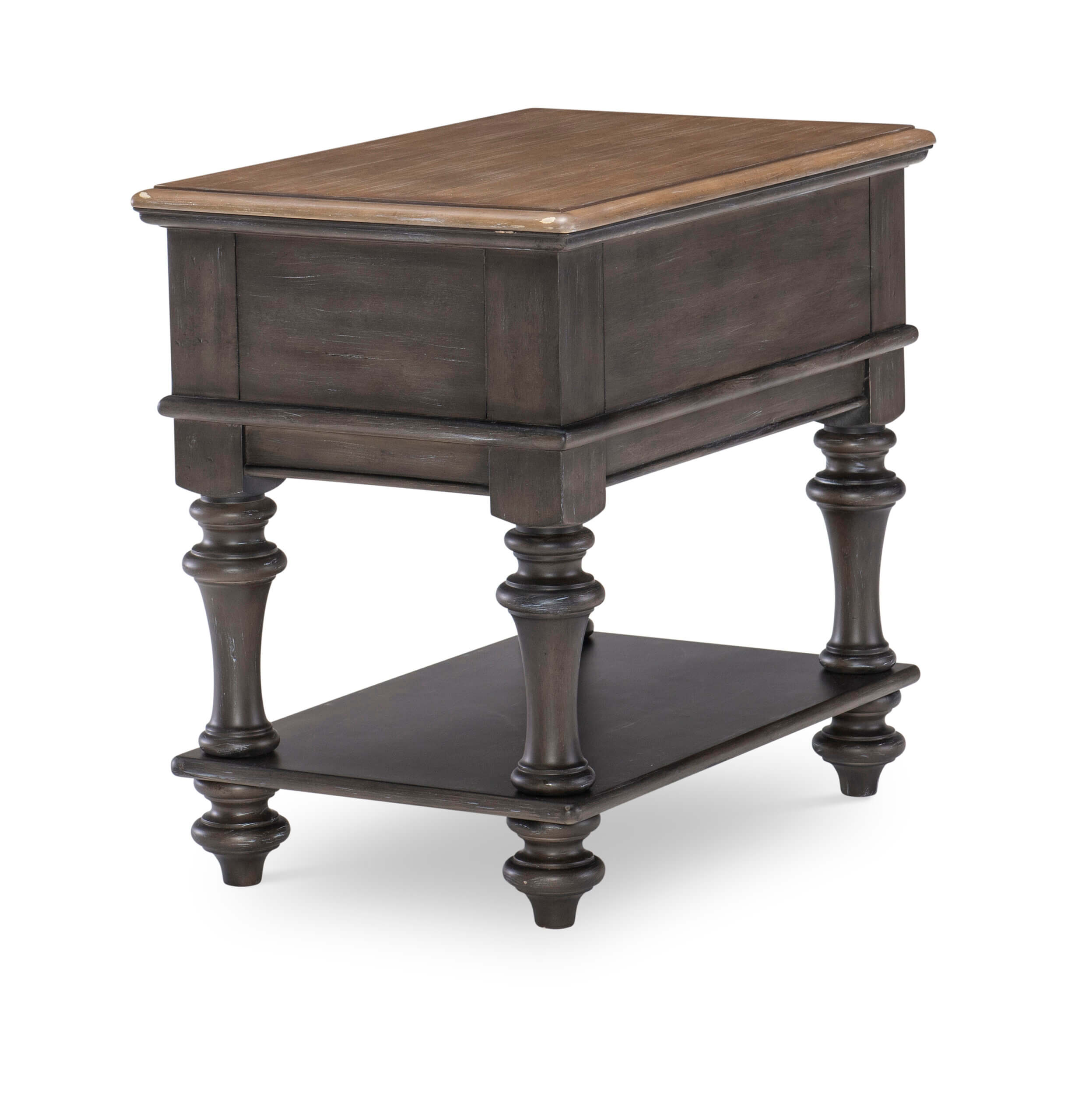LEGACY CLASSIC KINGSTON DARK SABLE RECTANGLE CHAIRSIDE TABLE 2312-108 niagara