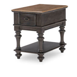 LEGACY CLASSIC KINGSTON DARK SABLE RECTANGLE CHAIRSIDE TABLE 2312-108 niagara