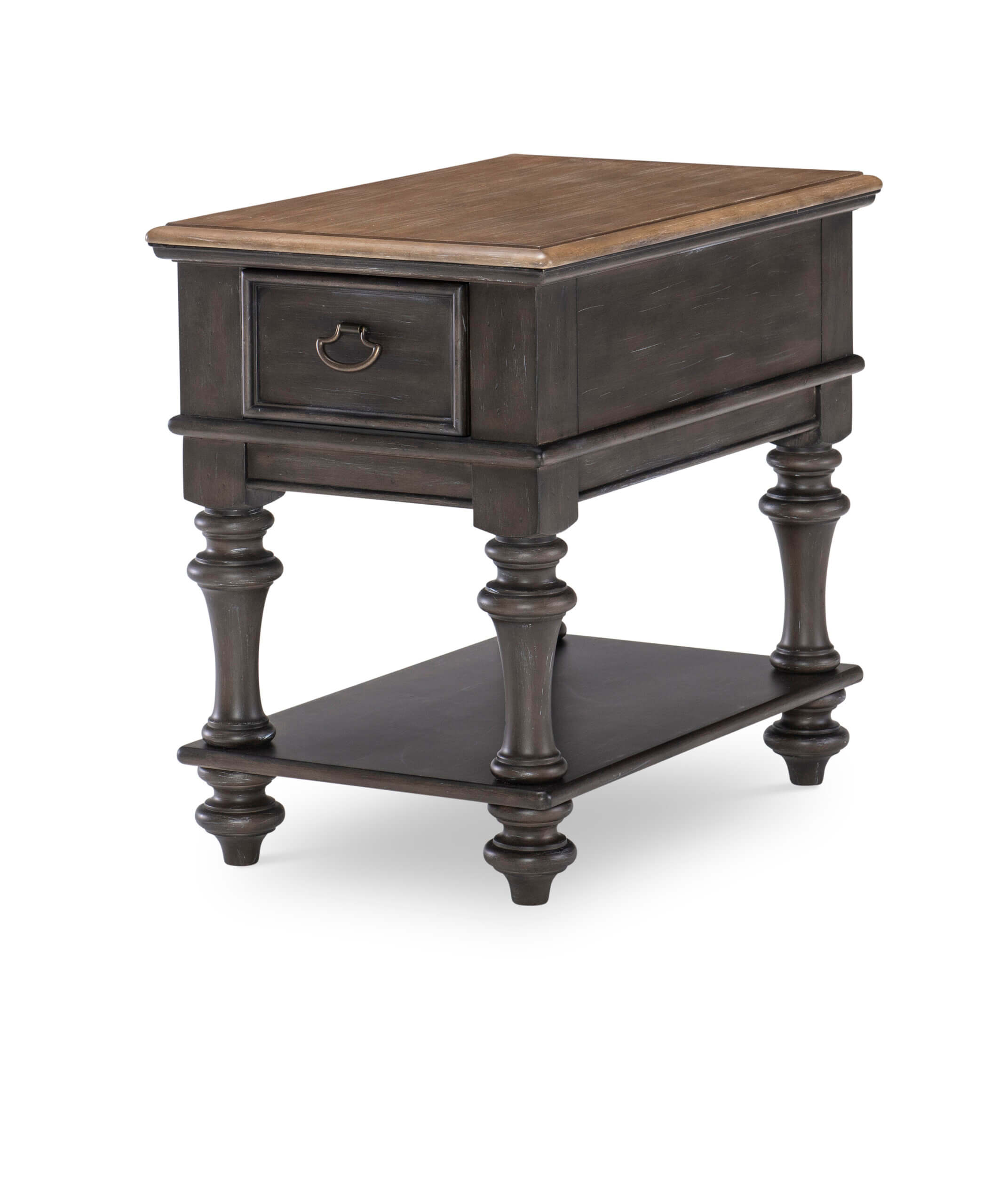 LEGACY CLASSIC KINGSTON DARK SABLE RECTANGLE CHAIRSIDE TABLE 2312-108 niagara