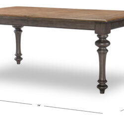 LEGACY CLASSIC KINGSTON DARK SABLE LEG TABLE 2312-122 ottawa