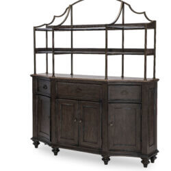 LEGACY CLASSIC KINGSTON DARK SABLE COMPLETE HUTCH/SERVER 2312-170K nobleton