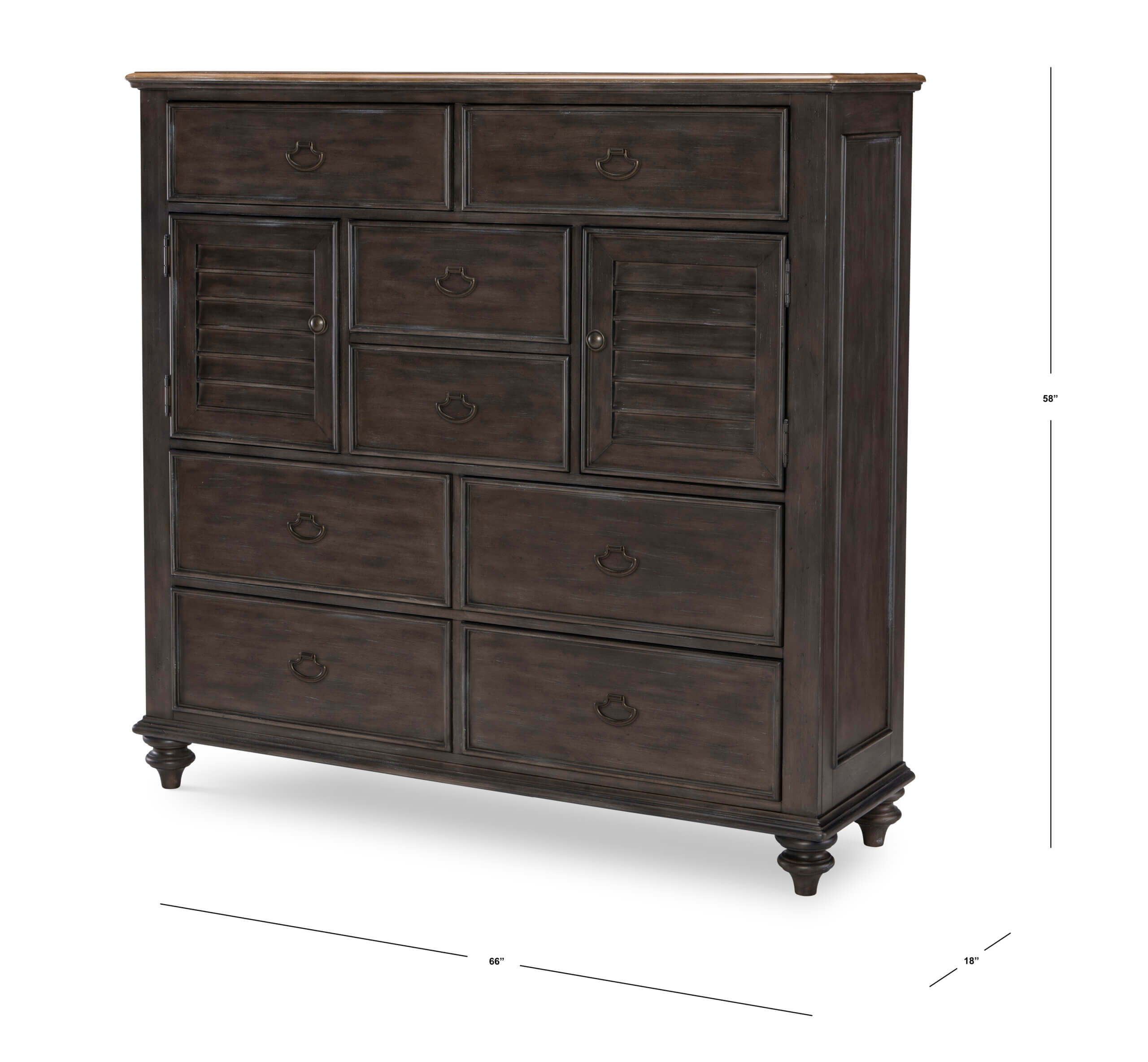 LEGACY CLASSIC KINGSTON DARK SABLE DOOR CHEST 2312-2401 huntsville