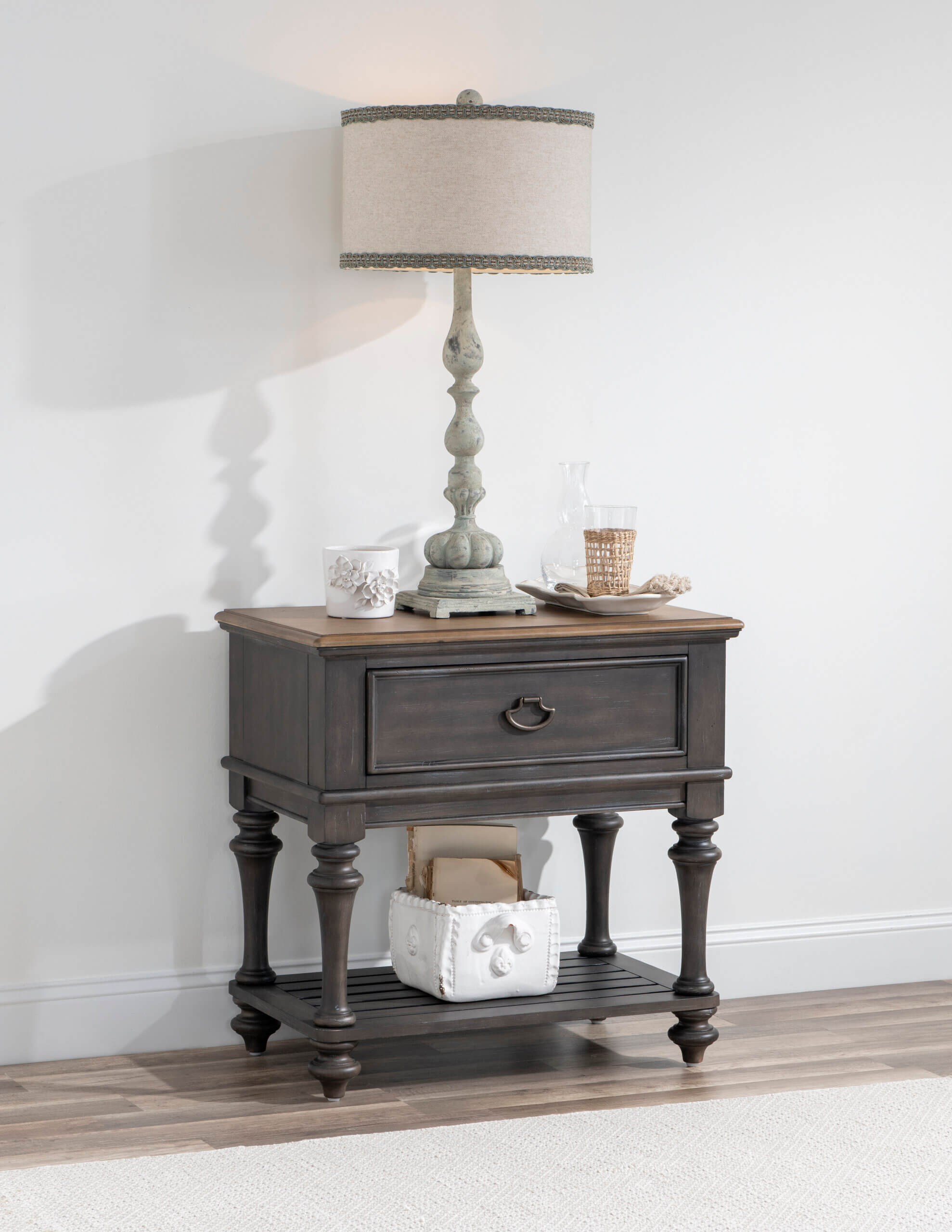 LEGACY CLASSIC KINGSTON DARK SABLE OPEN NIGHTSTAND 2312-3101 hamilton