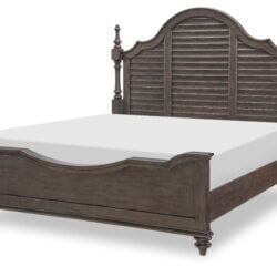 LEGACY CLASSIC KINGSTON DARK SABLE LOUVERED POSTER BED QUEEN 2312-4105K stoney creek