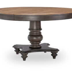 LEGACY CLASSIC KINGSTON DARK SABLE ROUND PEDESTAL TABLE 2312-521K montreal
