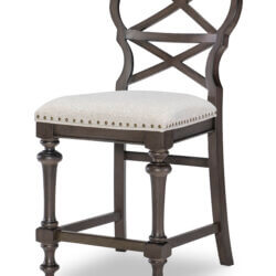 LEGACY CLASSIC KINGSTON DARK SABLE COUNTER HEIGHT CHAIR SET OF TWO 2312-945 barrie