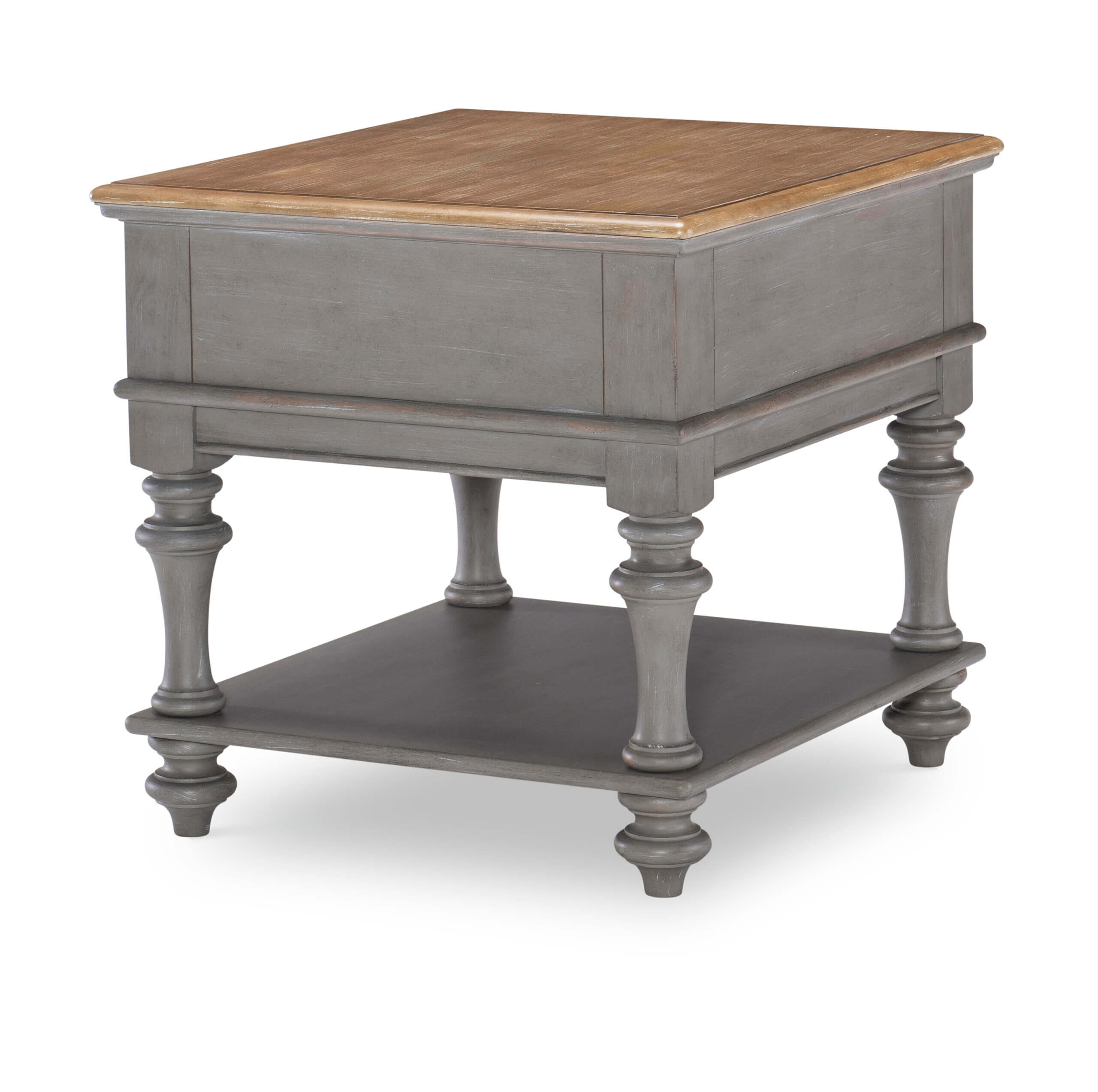 LEGACY CLASSIC KINGSTON GRAY SQUARE END TABLE 2311-107 edmonton