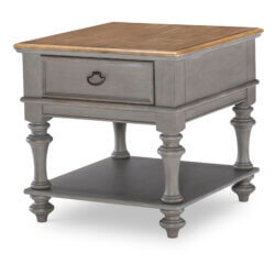 LEGACY CLASSIC KINGSTON GRAY SQUARE END TABLE 2311-107 edmonton